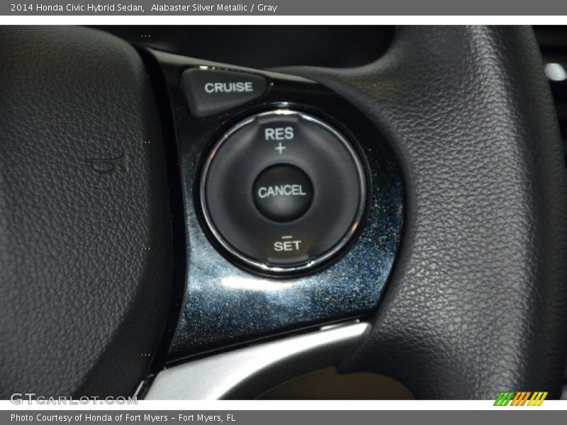 Controls of 2014 Civic Hybrid Sedan