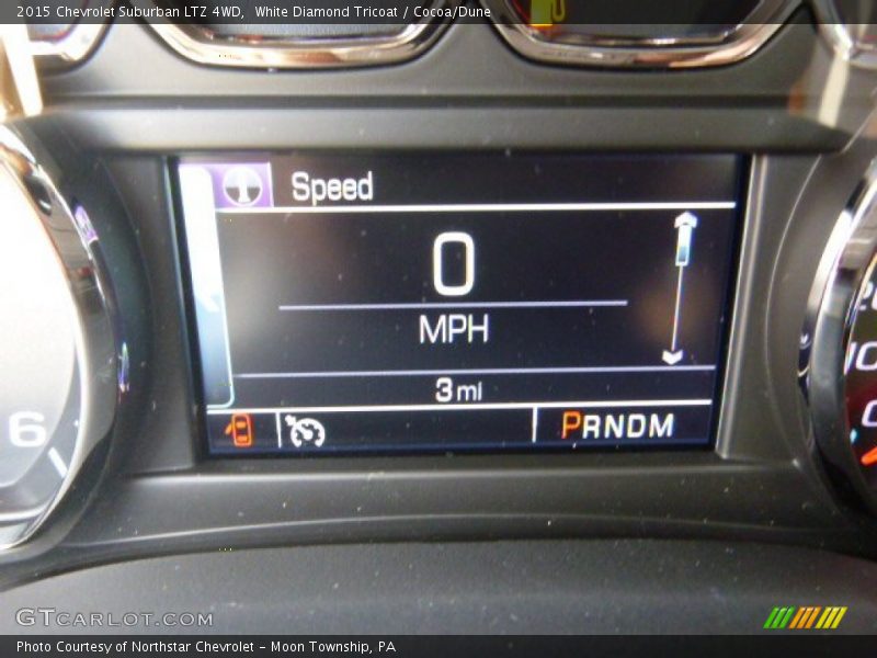 White Diamond Tricoat / Cocoa/Dune 2015 Chevrolet Suburban LTZ 4WD