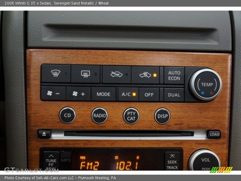 Serengeti Sand Metallic / Wheat 2006 Infiniti G 35 x Sedan