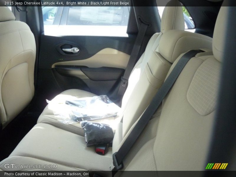 Rear Seat of 2015 Cherokee Latitude 4x4