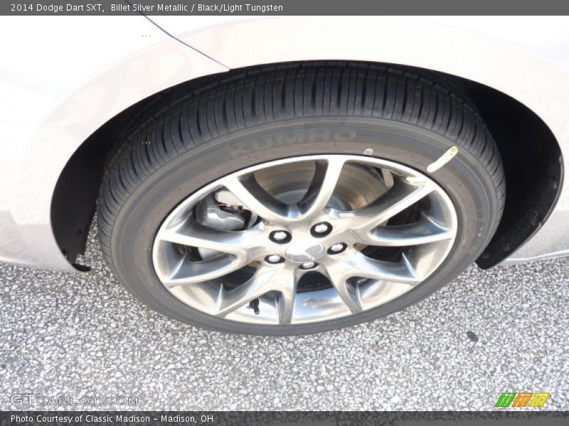 Billet Silver Metallic / Black/Light Tungsten 2014 Dodge Dart SXT