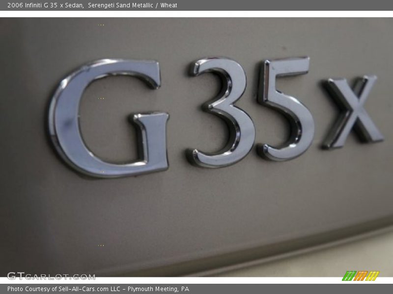 Serengeti Sand Metallic / Wheat 2006 Infiniti G 35 x Sedan