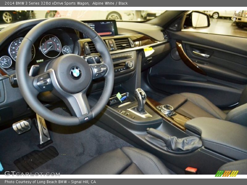 Black Interior - 2014 3 Series 328d xDrive Sports Wagon 