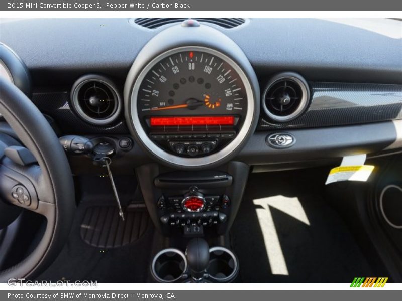  2015 Convertible Cooper S Cooper S Gauges