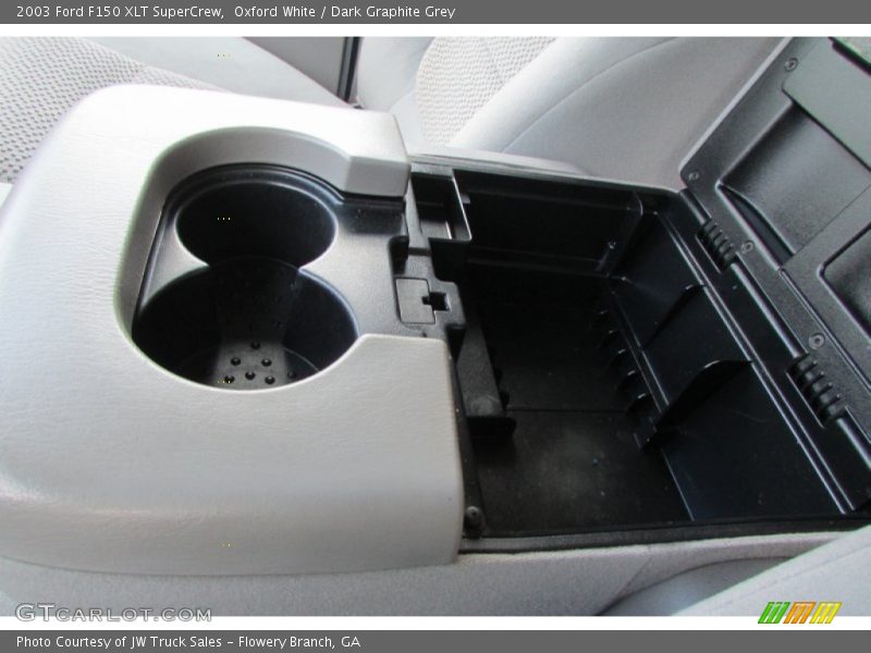 Oxford White / Dark Graphite Grey 2003 Ford F150 XLT SuperCrew
