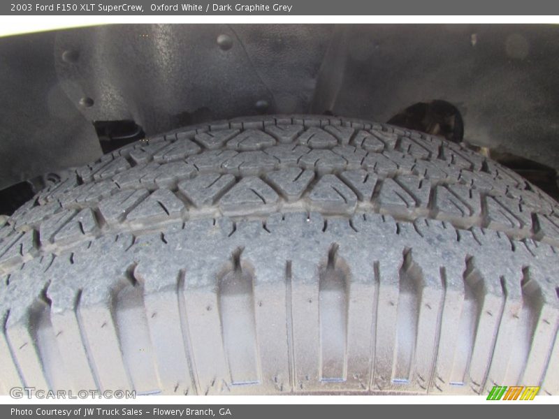 Oxford White / Dark Graphite Grey 2003 Ford F150 XLT SuperCrew