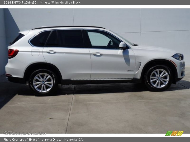 Mineral White Metallic / Black 2014 BMW X5 xDrive35i