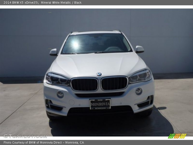 Mineral White Metallic / Black 2014 BMW X5 xDrive35i