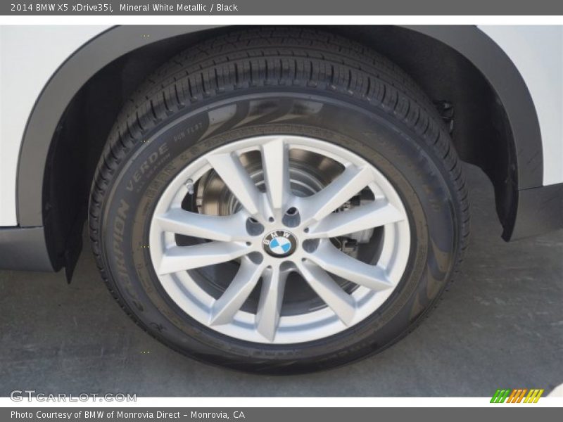 Mineral White Metallic / Black 2014 BMW X5 xDrive35i