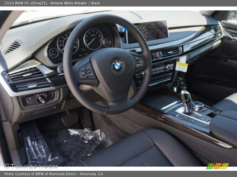 Mineral White Metallic / Black 2014 BMW X5 xDrive35i