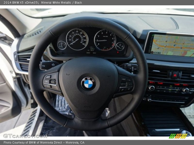 Mineral White Metallic / Black 2014 BMW X5 xDrive35i