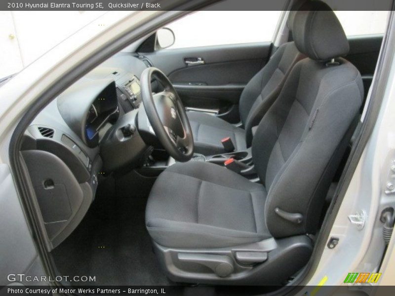 Quicksilver / Black 2010 Hyundai Elantra Touring SE