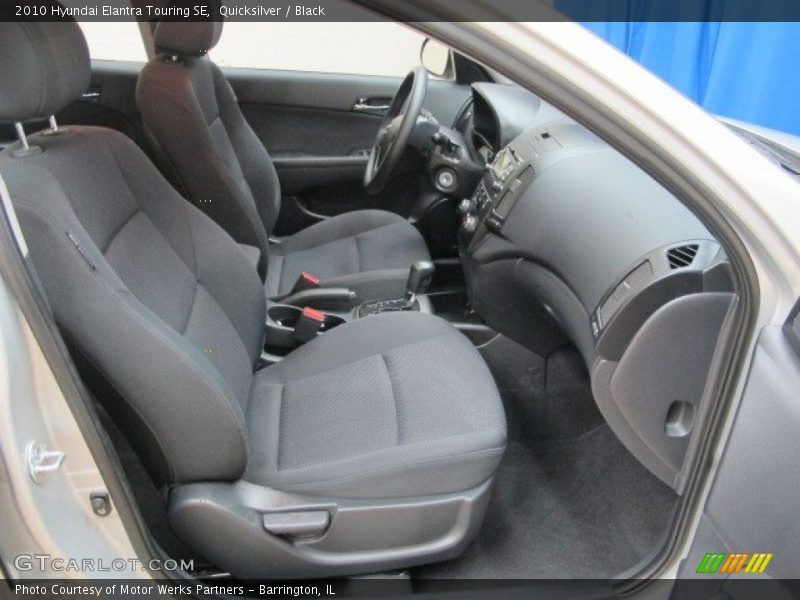 Quicksilver / Black 2010 Hyundai Elantra Touring SE
