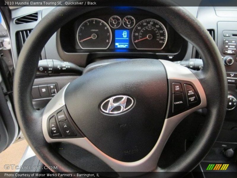 Quicksilver / Black 2010 Hyundai Elantra Touring SE