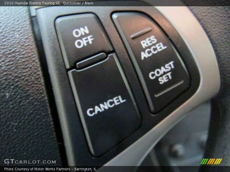 Quicksilver / Black 2010 Hyundai Elantra Touring SE