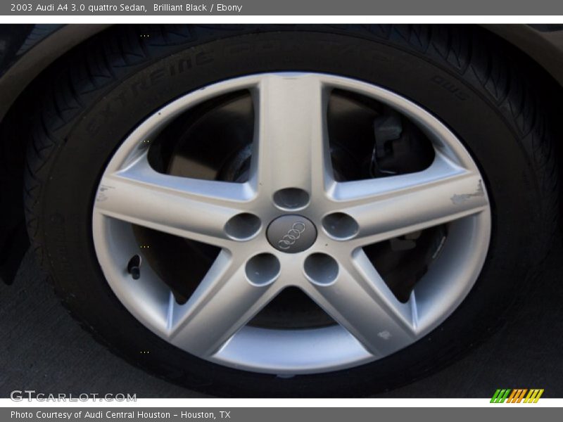 Brilliant Black / Ebony 2003 Audi A4 3.0 quattro Sedan