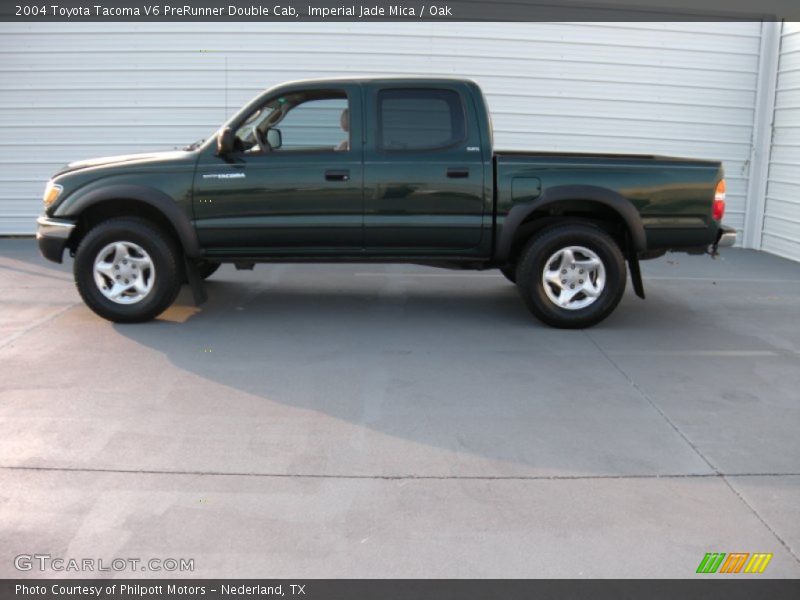 Imperial Jade Mica / Oak 2004 Toyota Tacoma V6 PreRunner Double Cab
