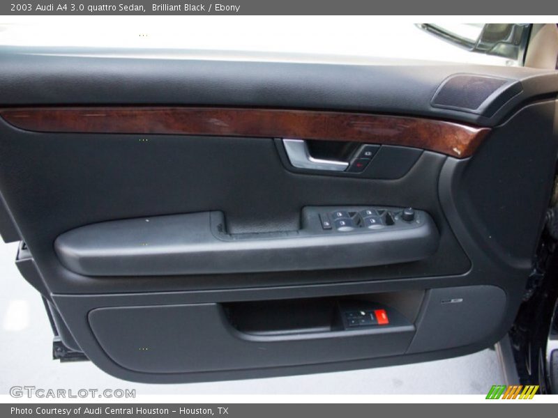 Brilliant Black / Ebony 2003 Audi A4 3.0 quattro Sedan