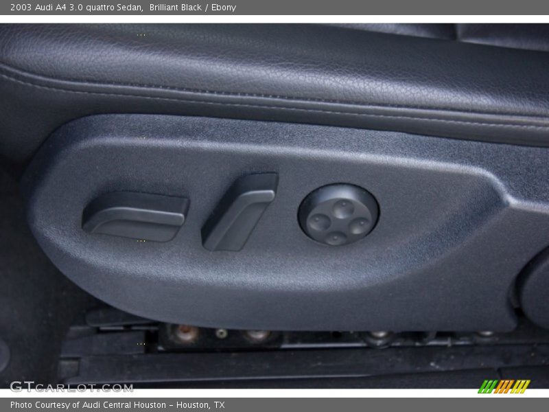 Brilliant Black / Ebony 2003 Audi A4 3.0 quattro Sedan