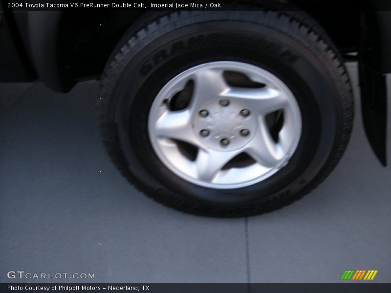 Imperial Jade Mica / Oak 2004 Toyota Tacoma V6 PreRunner Double Cab