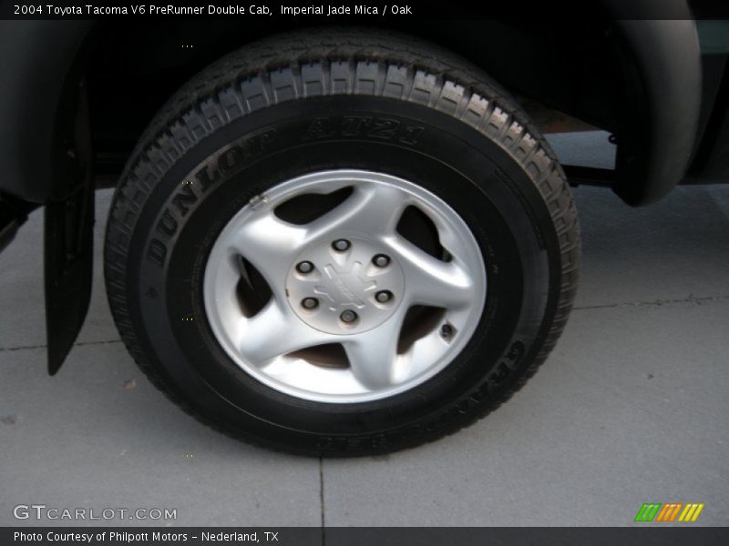 Imperial Jade Mica / Oak 2004 Toyota Tacoma V6 PreRunner Double Cab