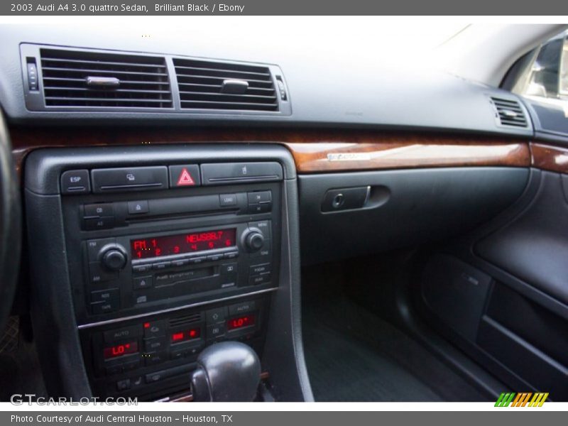 Brilliant Black / Ebony 2003 Audi A4 3.0 quattro Sedan