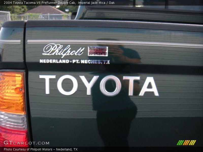 Imperial Jade Mica / Oak 2004 Toyota Tacoma V6 PreRunner Double Cab