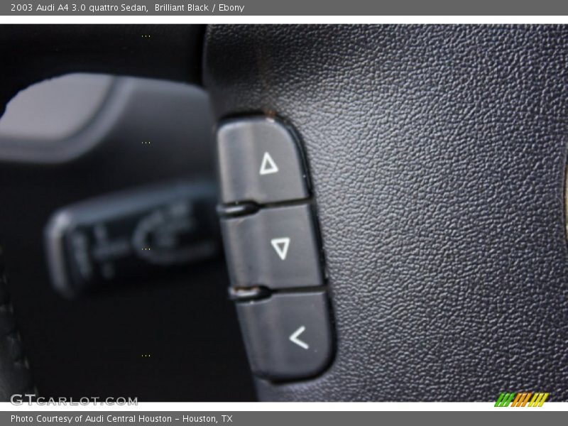 Brilliant Black / Ebony 2003 Audi A4 3.0 quattro Sedan