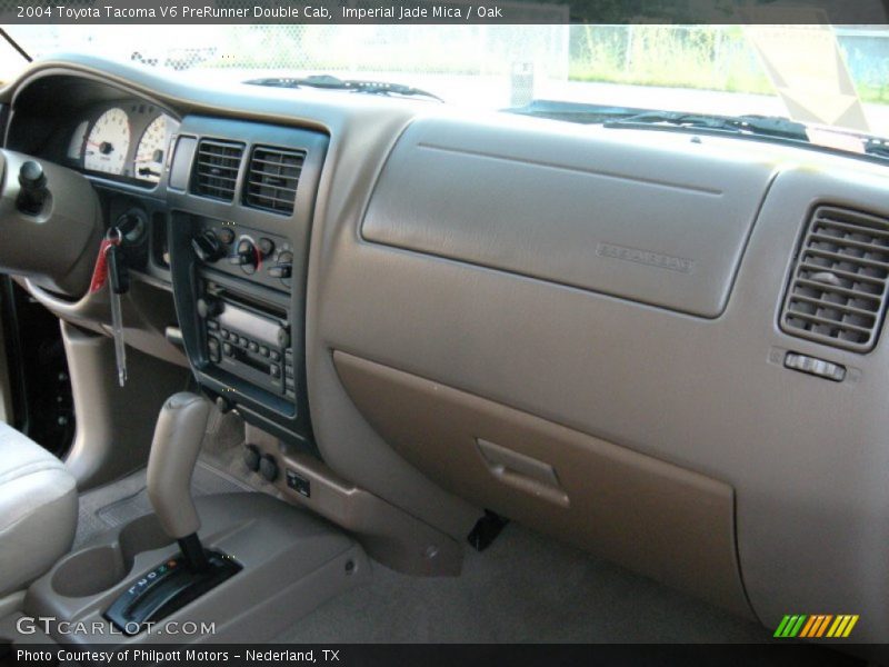 Imperial Jade Mica / Oak 2004 Toyota Tacoma V6 PreRunner Double Cab