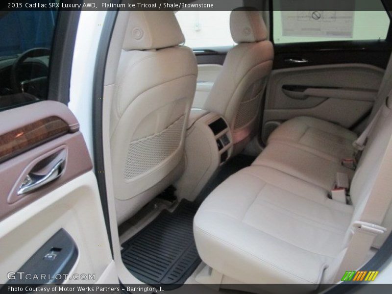 Platinum Ice Tricoat / Shale/Brownstone 2015 Cadillac SRX Luxury AWD