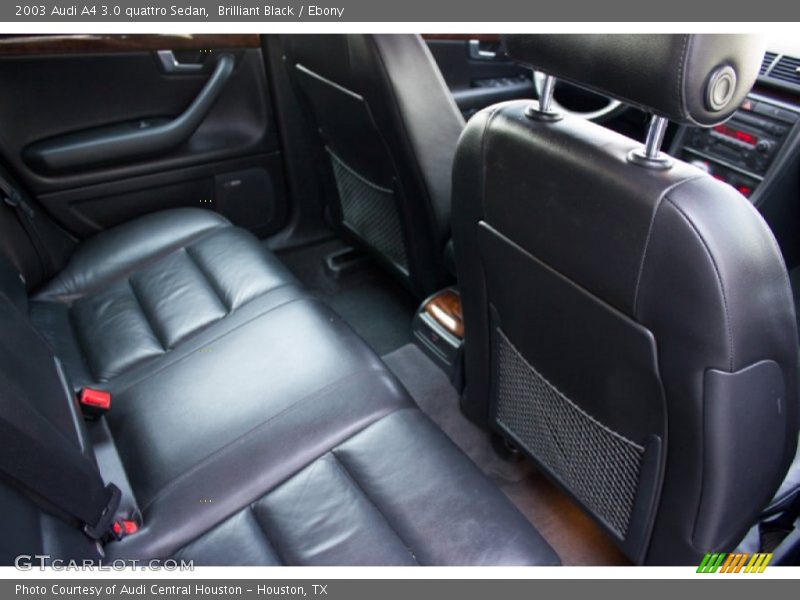 Brilliant Black / Ebony 2003 Audi A4 3.0 quattro Sedan