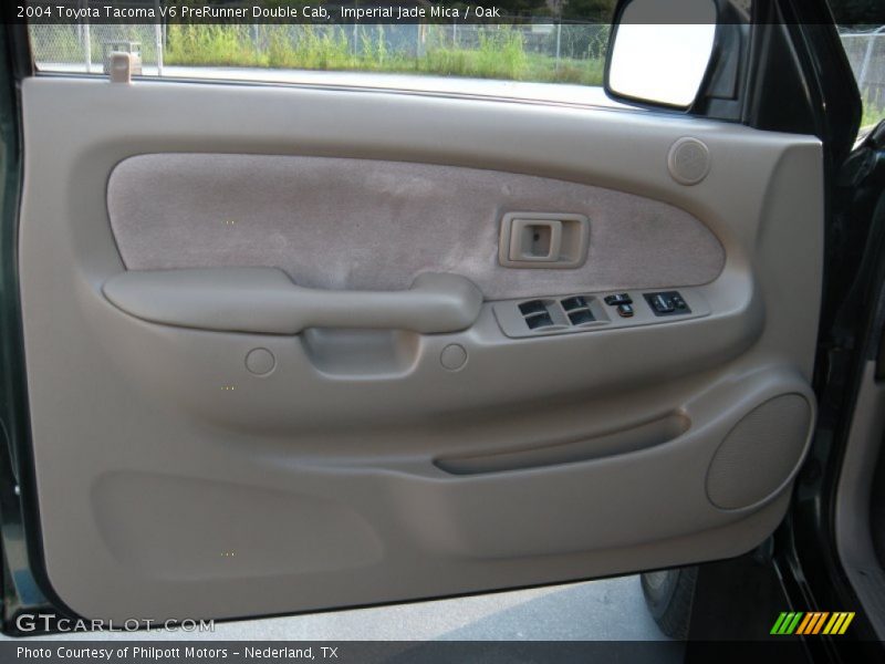Imperial Jade Mica / Oak 2004 Toyota Tacoma V6 PreRunner Double Cab