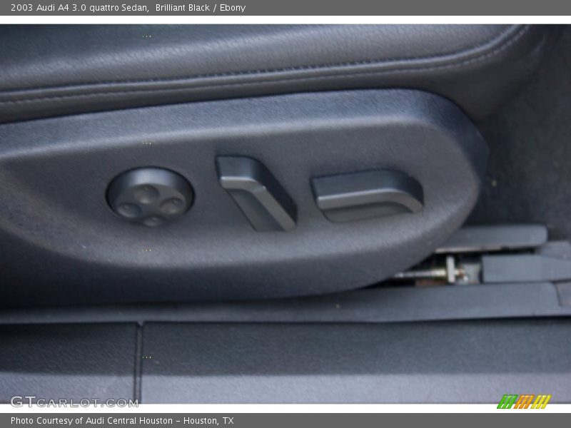 Brilliant Black / Ebony 2003 Audi A4 3.0 quattro Sedan