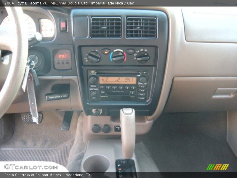 Imperial Jade Mica / Oak 2004 Toyota Tacoma V6 PreRunner Double Cab