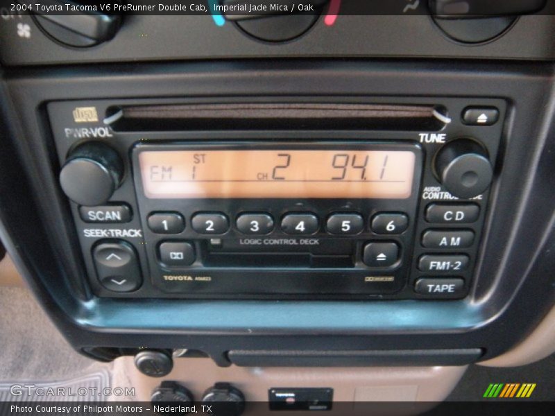 Imperial Jade Mica / Oak 2004 Toyota Tacoma V6 PreRunner Double Cab
