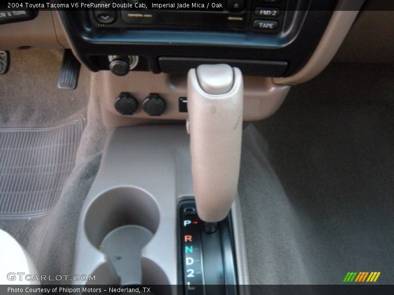 Imperial Jade Mica / Oak 2004 Toyota Tacoma V6 PreRunner Double Cab