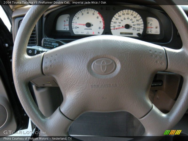 Imperial Jade Mica / Oak 2004 Toyota Tacoma V6 PreRunner Double Cab