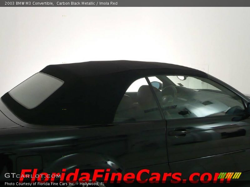 Carbon Black Metallic / Imola Red 2003 BMW M3 Convertible