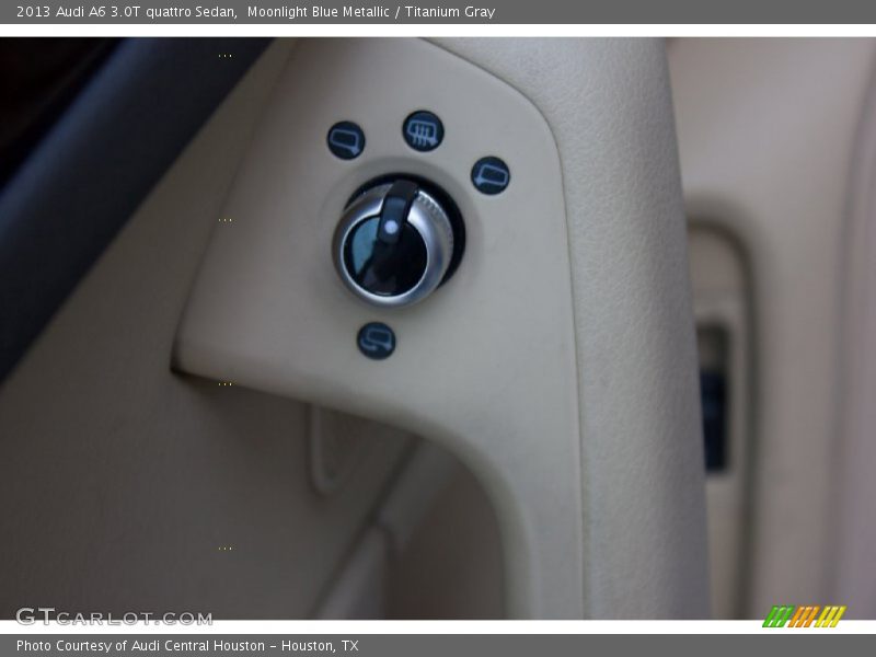 Moonlight Blue Metallic / Titanium Gray 2013 Audi A6 3.0T quattro Sedan