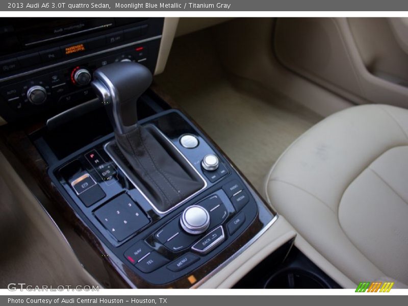 Moonlight Blue Metallic / Titanium Gray 2013 Audi A6 3.0T quattro Sedan