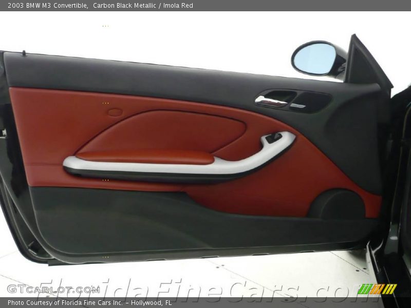 Carbon Black Metallic / Imola Red 2003 BMW M3 Convertible