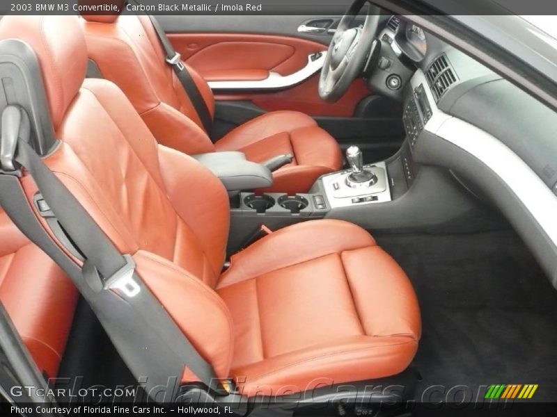 Carbon Black Metallic / Imola Red 2003 BMW M3 Convertible