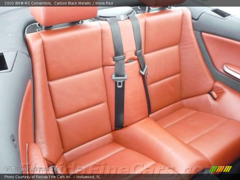 Carbon Black Metallic / Imola Red 2003 BMW M3 Convertible