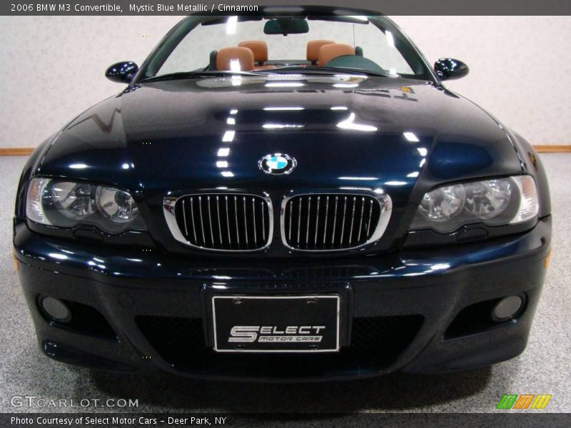 Mystic Blue Metallic / Cinnamon 2006 BMW M3 Convertible