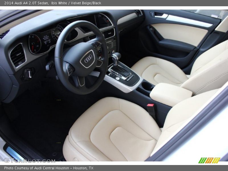 Ibis White / Velvet Beige/Black 2014 Audi A4 2.0T Sedan