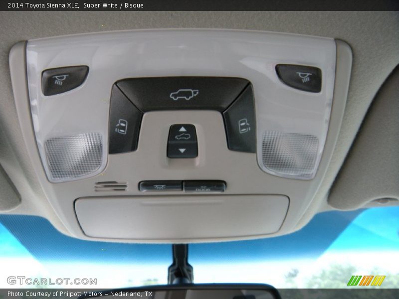 Super White / Bisque 2014 Toyota Sienna XLE