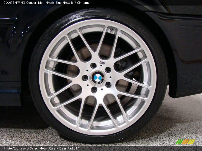 Mystic Blue Metallic / Cinnamon 2006 BMW M3 Convertible
