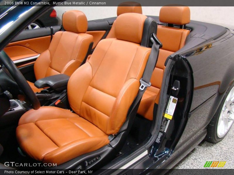 Mystic Blue Metallic / Cinnamon 2006 BMW M3 Convertible