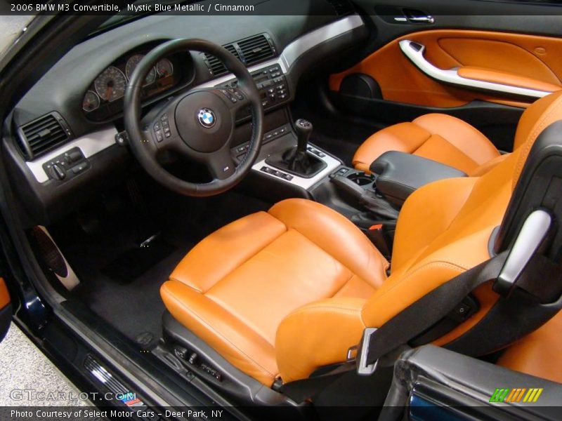 Mystic Blue Metallic / Cinnamon 2006 BMW M3 Convertible