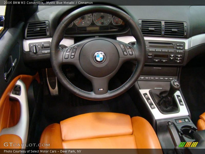 Mystic Blue Metallic / Cinnamon 2006 BMW M3 Convertible